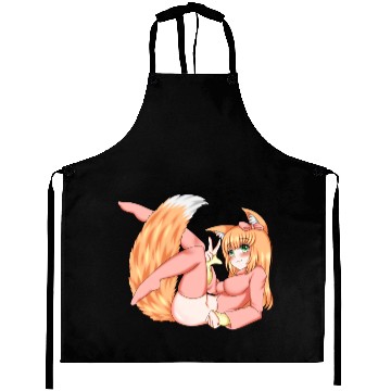 Discover Foxy girl hen Manga Anime Waifu japanese sexy Aprons