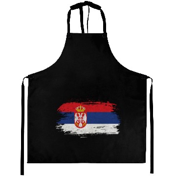 Discover Serbia Vintage Flag Aprons