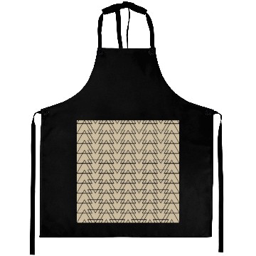 Discover Triangle Beige Black Aprons