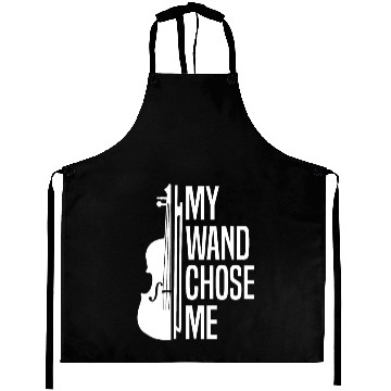 Discover My Wand Chose Me Violin Gift Aprons