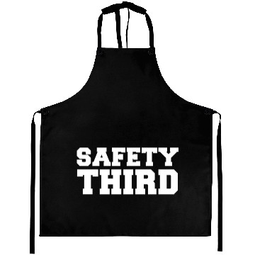 Discover Safety Third Funny Daredevil Stunts Fun Humor Gift Aprons