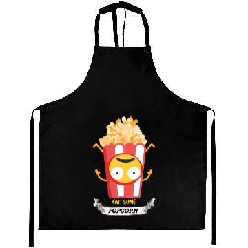 Discover EAT SOME POPCORN Aprons