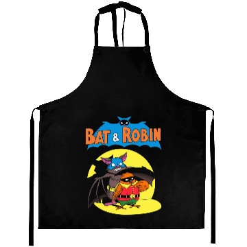 Discover Bat and Robin Aprons