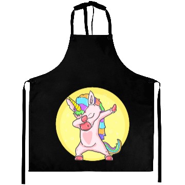 Discover Dab Rainbow unicorn - cute unicorn Aprons