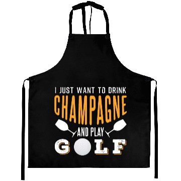 Discover Champagne and Golf Aprons
