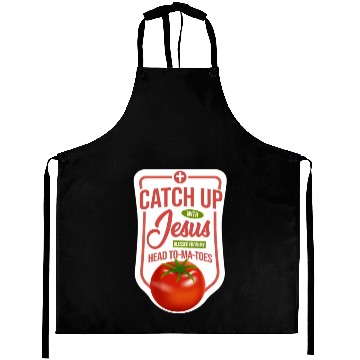 Discover Catch Up With Jesus Aprons