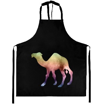 Discover camel and galaxy nature Aprons