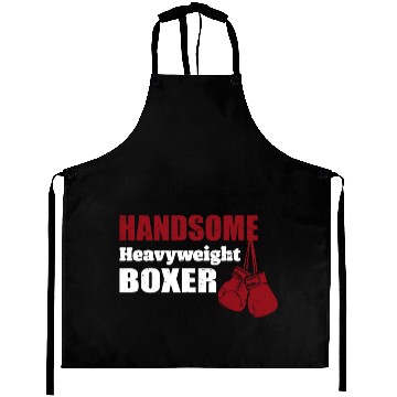 Discover Handsome Heavyweight Boxer Aprons