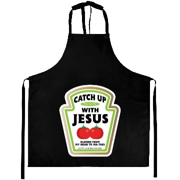Discover Catch Up With Jesus Aprons