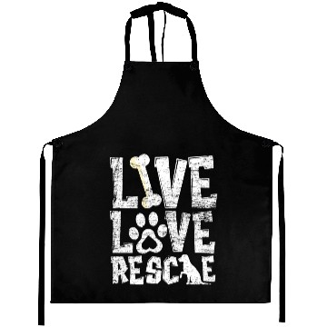 Discover Dog Rescue Aprons
