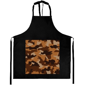 Discover Camouflage Brown Aprons