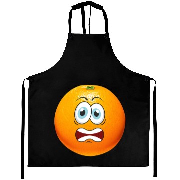 Discover funny orange fruit Aprons
