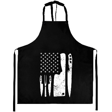 Discover Chef Knife - Patriotic Easter US Flag Aprons
