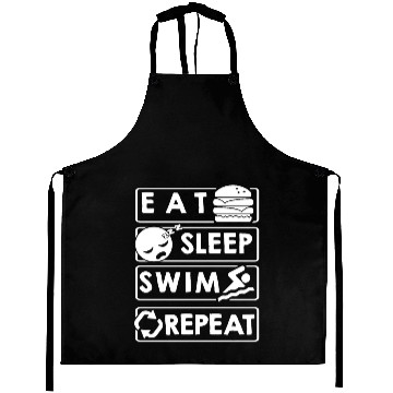 Discover Eat Sleep Swim Repeat Aprons