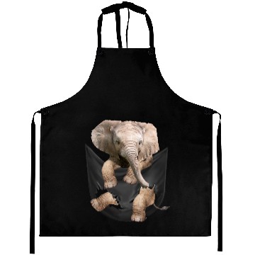Discover Elephant Pocket Aprons