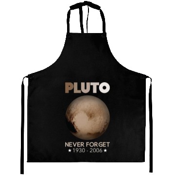 Discover Pluto Never Forget 1930-2006 Aprons