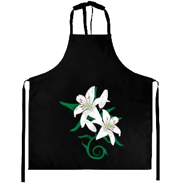 Discover Lily Flower Tattoo Gift Idea Aprons