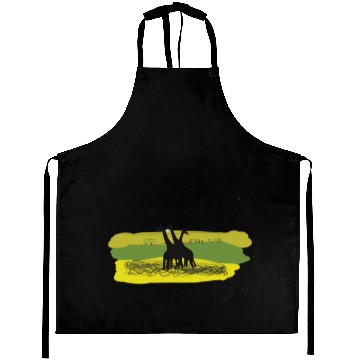 Discover Ink Inspired Giraffe Aprons