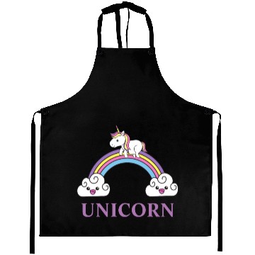 Discover unicorn rainbow gift Aprons
