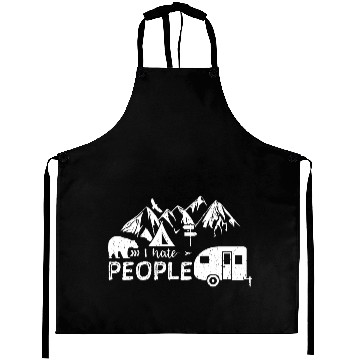 Discover I Hate People - Camping Aprons