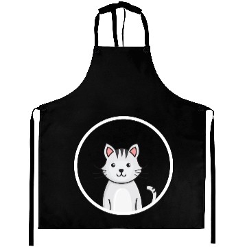 Discover Cat Grey Aprons
