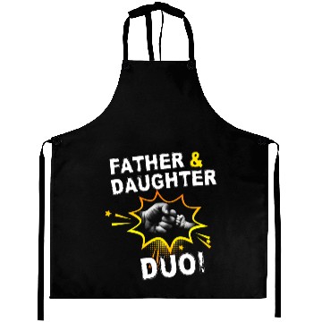 Discover Father And Daughter Duo ! Aprons- Funny Father's Day