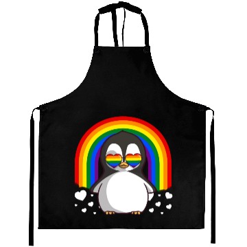Discover Penguin Gay Pride Rainbow LGBTQ Aprons