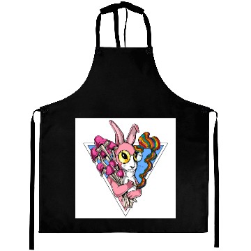 Discover Psychedelic Rabbit Aprons