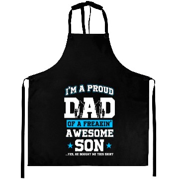 Discover Proud Dad Son Aprons