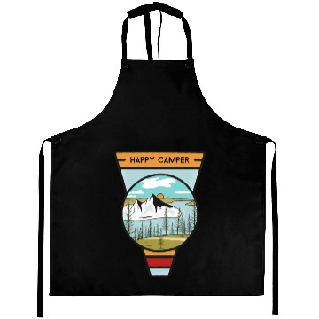Discover Happy camper Aprons