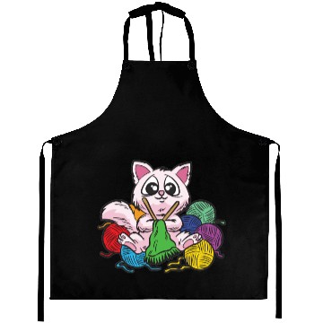 Discover CRAFTY CAT KNITTING WOOL Aprons