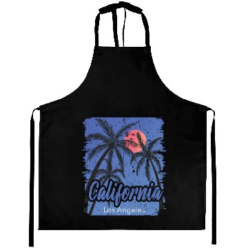 Discover California Los Angeles Vintage Aprons