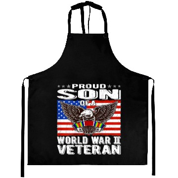 Discover Proud Son of World War 2 Veteran Military Aprons