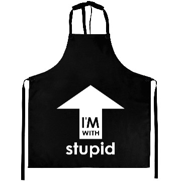 Discover I'm With Stupid Aprons