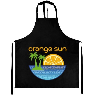 Discover Orange sun Aprons