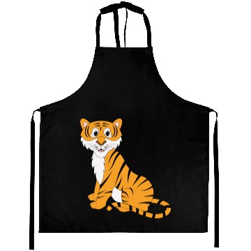 Discover Tiger Baby Aprons