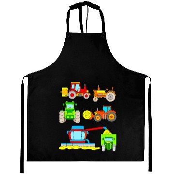 Discover Farm Tractors Kids Aprons