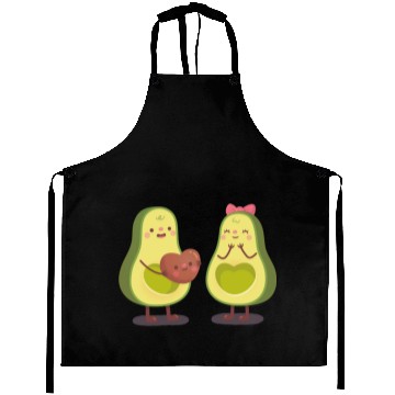 Discover Cute Avocado Couple Aprons