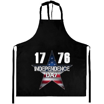 Discover Independence Day Star 1776 Aprons