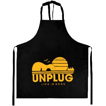 Discover Unplug Life Is Aprons