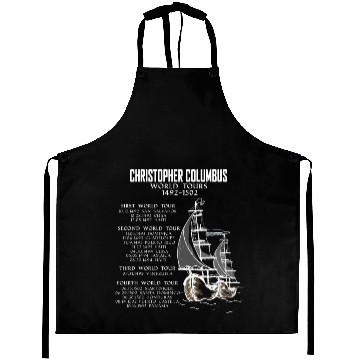 Discover Explorer Christopher Columbus World Tours Aprons