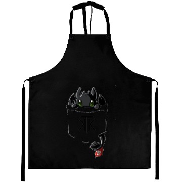 Discover Toothless Pocketversion - Night Fury Aprons