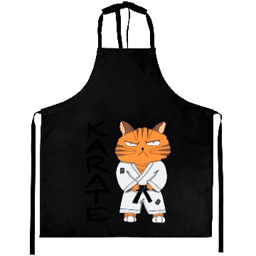 Discover Karate Cat Aprons