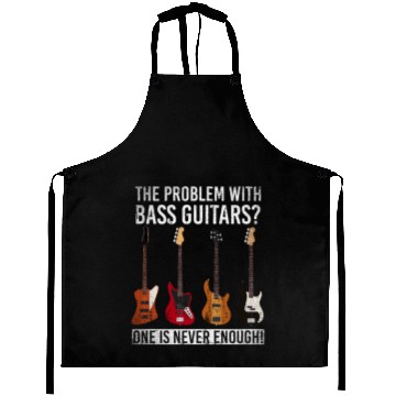 Discover Bass Guitar Gift Bassist Aprons