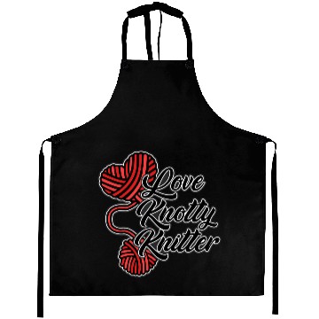 Discover Funny knitting needle wool wool yarn crocheting Aprons