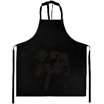 Discover Albuquerque New Mexico city map black illustration Aprons