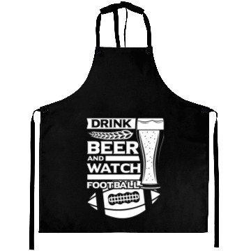 Discover Drink Beer and watch Football | sunday family gift Aprons