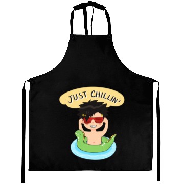 Discover Chibi Kuroo Tetsurou - HQ Stickers [Just Chilin] Aprons