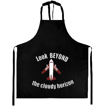 Discover High flyer-look beyond the cloudy horizon Aprons