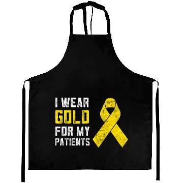 Discover Childhood Cancer Awareness Pediatric Oncology Aprons